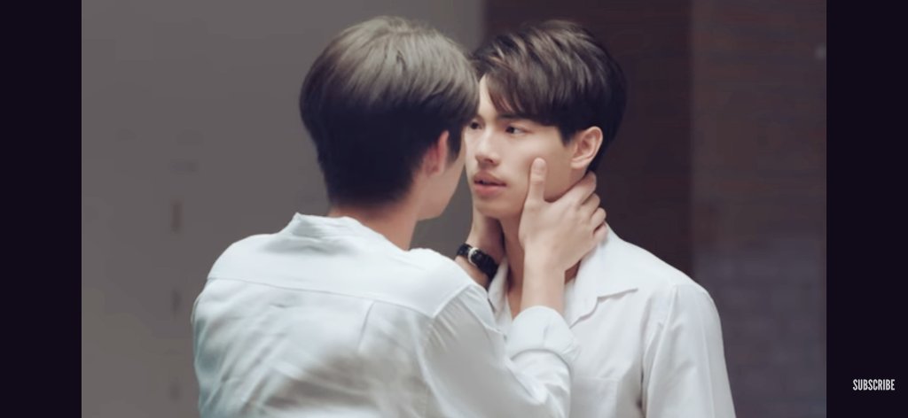 Finally a proper kiss was waiting for this for so long. How cute & hot do they look with matching white shirts #2getherTheSeries  #SARAWATINE