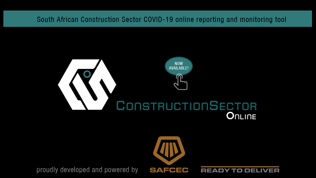 South African Construction Sector #Covid19SA Online Reporting & Monitoring Tool proudly developed and powered by @SAFCEC #ReadyToDeliver Read more here: safcec.org.za/news/506282/Pr…