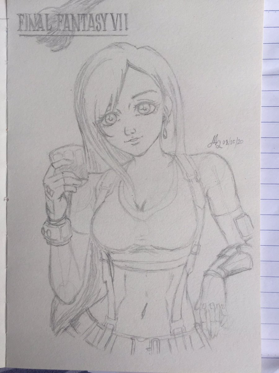 MaiShiron's tweet photo. Sketchbook filled with Tifa ❤️
#tifa #TifaLockhart #ffvr #FF7Remake #FinalFantasyVII #cloti https://t.co/qWLKdOZlaH
