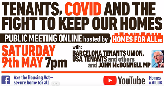 IslingtonH4All's tweet photo. Online meeting will include Housing Activist from the Bronx USA, Barcelona housing activists &amp; John McDonnell MP . https://t.co/HU7C71xjS4