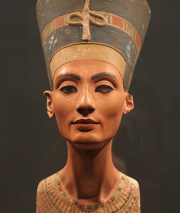 QUEEN NERFITITI, Queen of EgyptLocation: Egypt Year: 14th Century BCEBackground: With her husband, Akhenaten, an Egyptian Pharaoh. she reigned during what was arguably the wealthiest period of Ancient Egyptian history.