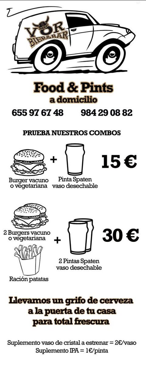 Y aquí la carta simplificada.