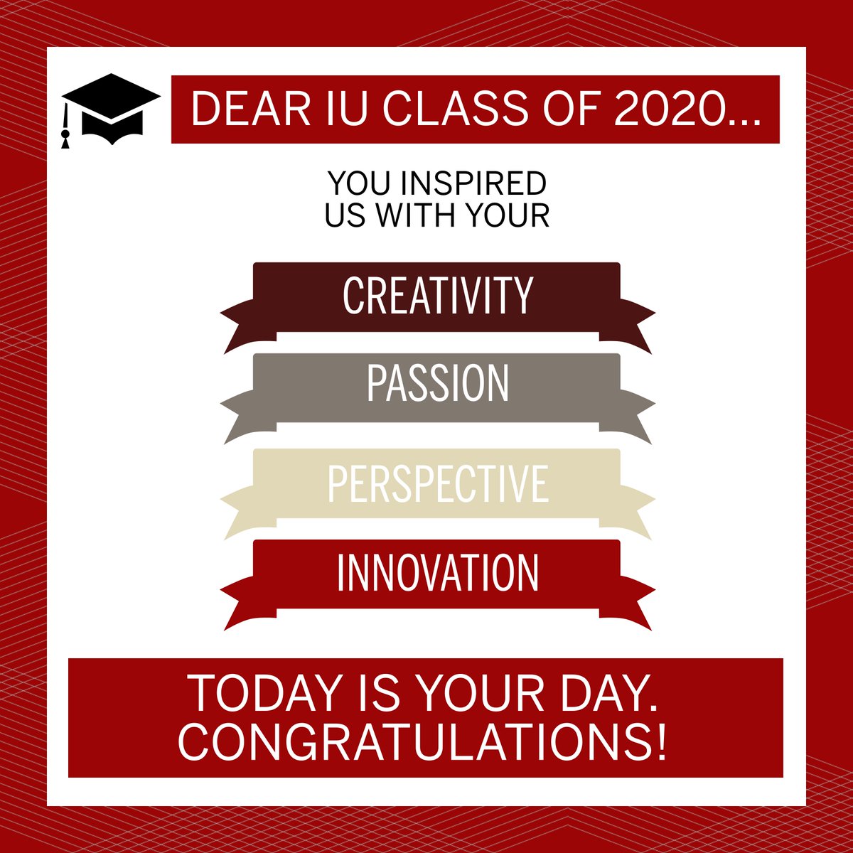 ArtsatIU's tweet photo. Happy last day of finals week, and congratulations to all of the graduates! π
"I am seeking, I am striving, I am in it with all my heart." β Vincent Van Gogh
#IUBGrad2020
@IUBloomington https://t.co/R17kgbrxxz