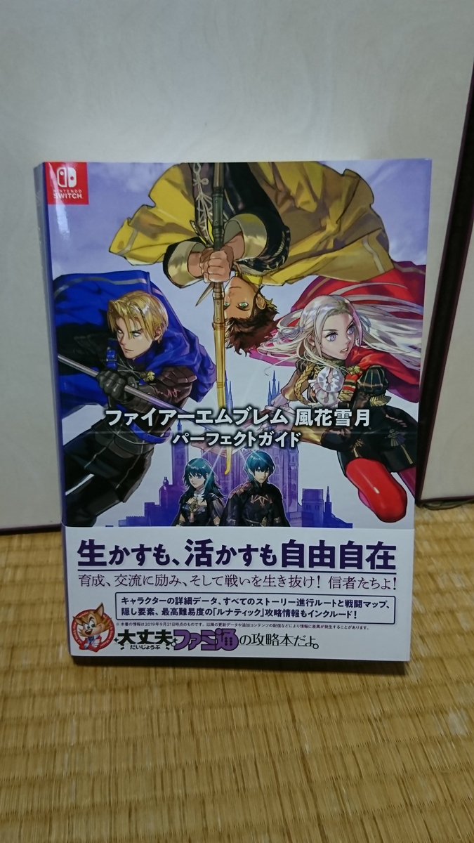 十六夜 隼人 Sur Twitter ファイアーエムブレム 風花雪月の攻略本買いました ファイアーエムブレム 風花雪月 Fe風花雪月 攻略本 T Co J2ohcg6svf