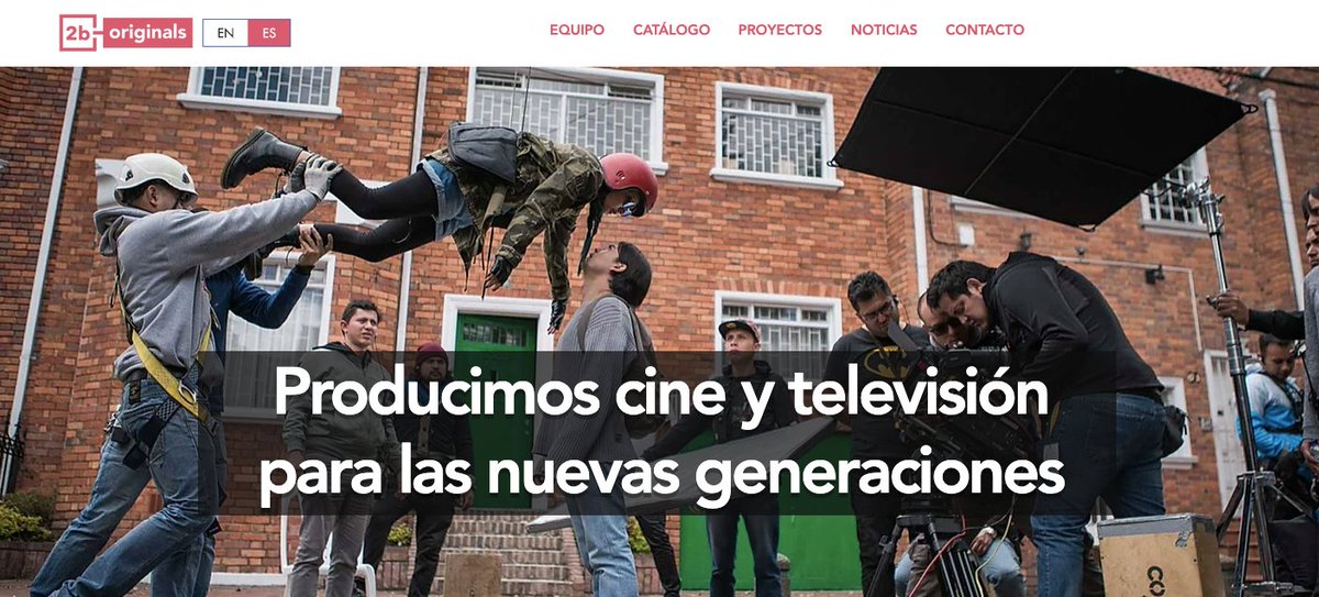 ¡Damos a conocer oficialmente nuestra nueva división de producción para cine y televisión! 🎬📺
🤩 Se llama 2bOriginals y ya podéis echar un vistazo a nuestra nueva web: 2boriginals.com 👈
