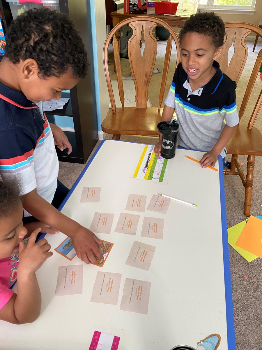 Mutual_ES_CCPS's tweet photo. One of our Kindergarten families is really rocking online learning!! They made a book about landforms, played a matching game about landforms and made landforms with playdoh! Keep up the great work! #CalvertGetsItDone #CalvertLearns https://t.co/14RnQUTvp0