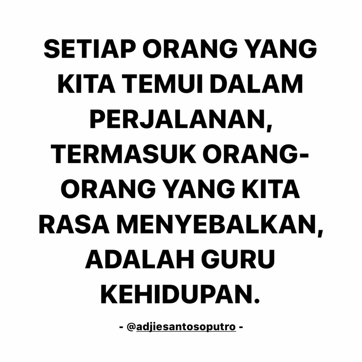 AdjieSanPutro's tweet photo. Balas dendam malah bikin ketemu dgn orang yg serupa.

Saat jiwa seseorang mulai tumbuh dewasa, ia akan mulai menghindari balas dendam. Perlahan diganti dgn memaafkan. Tentu bukan lalu membiarkan diri disakiti. Kalau emang diperlukan, ambil jarak. Latih hati tetap untuk memaafkan. https://t.co/8ZWGgkYRQ6