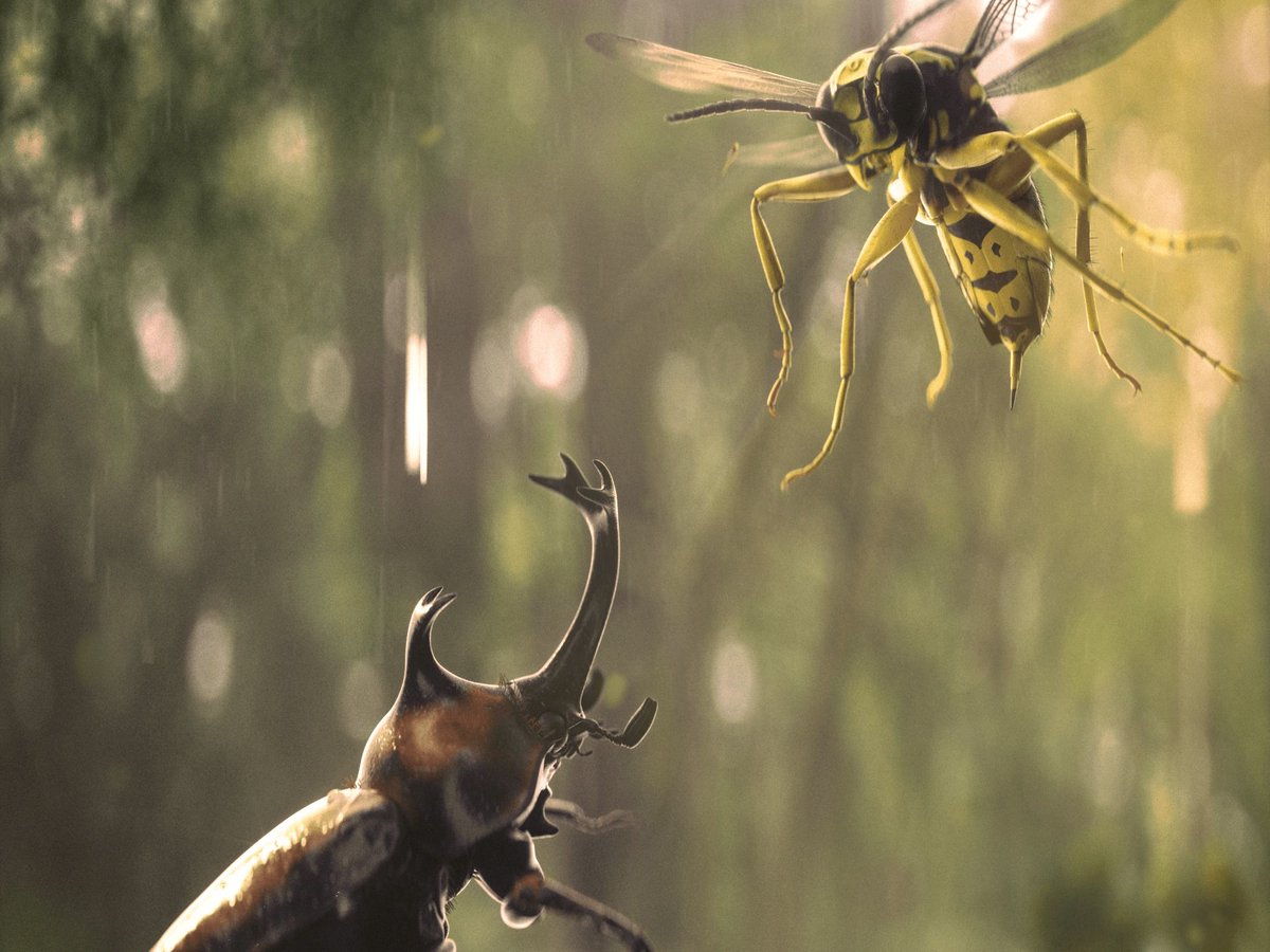 TheRookiesCO's tweet photo. LEVEL: DEBUT - Insect War by yohan grau from L'idem Creative Arts School https://t.co/TLahmHT9MB
#Cinema4D #AutodeskMaya #OctaneRenderEngine #SubsstancePainter https://t.co/f2YglvLfe1