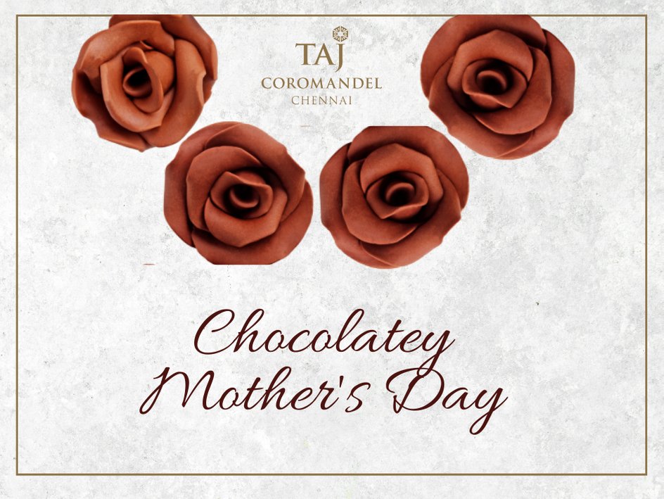 taj_coromandel's tweet photo. Treat the super-woman of your life with delicately crafted, hand-made, edible chocolate roses. Choose from an assortment of sinful chocolates like gold chocolate, bitter chocolate, ruby chocolate and many more. 

To place your order, please call: 044 - 6600 2827

#MothersDay https://t.co/oWg29fAXui
