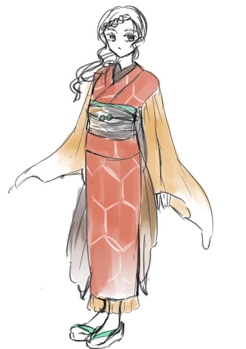 着物デザインのtwitterイラスト検索結果 古い順
