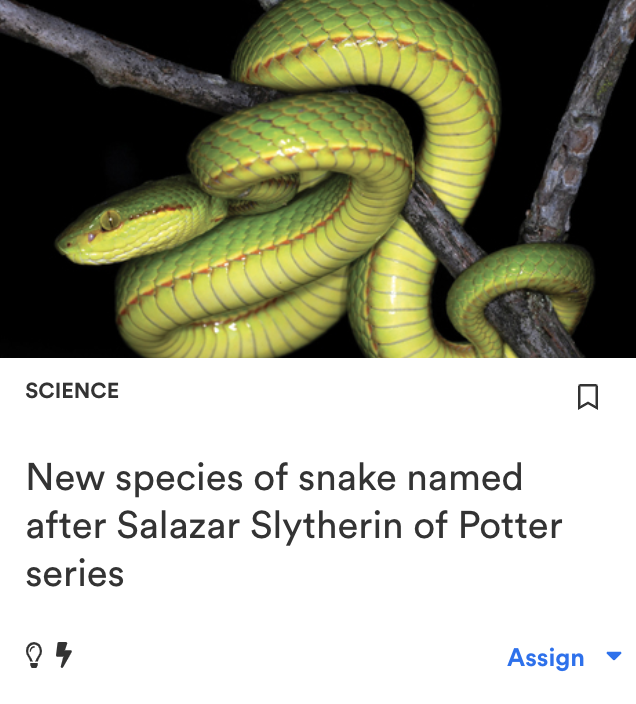 Ewwww, snakes but kinda a cool name, right Potter fans?  <a href="/EdTechEllen/">Ellen Perez</a>