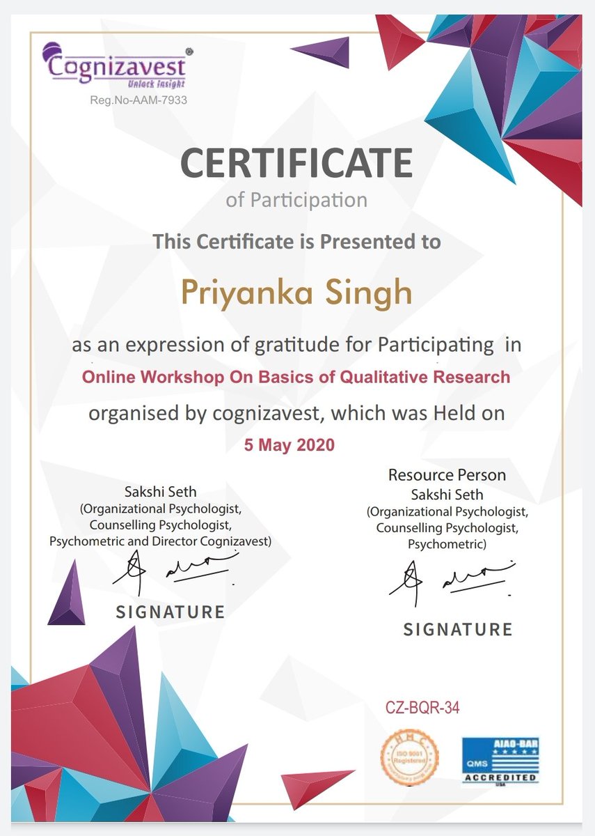 Priyank41129393's tweet photo. #Lockdown #InformativeOnlineWorkshops
#UnderstandingansManagingIntellectualDisability #MotivationEnhancementTherapyAlcoholUseDisorder
#InterpersonalandSocialRythmTherapy
#BasicsofQualitativeResearch
#CognizavestandResourcePersons
 #Growth #encouragement #thankfulnes #achievements https://t.co/mTZ0IVdVsi