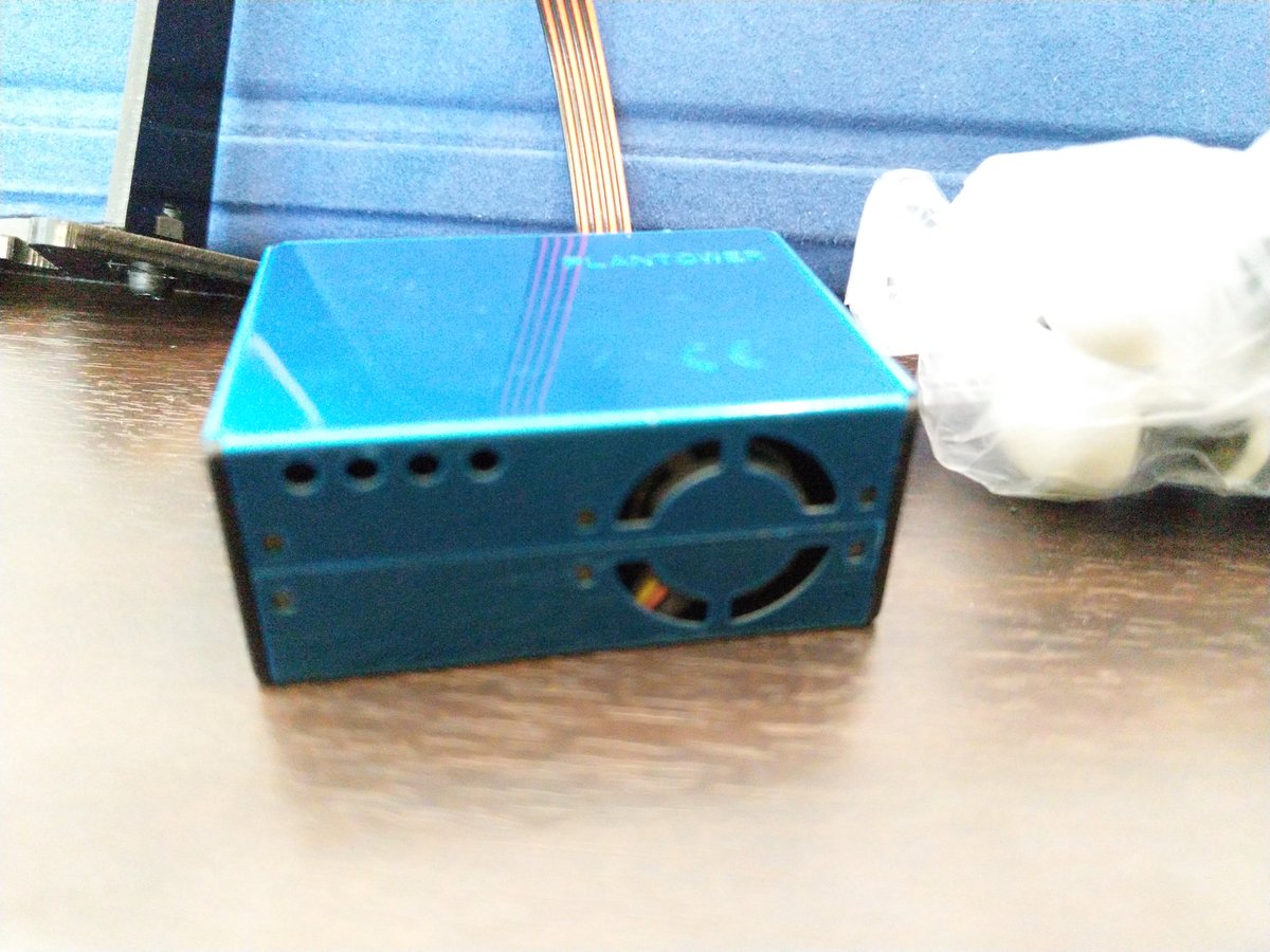 adpead's tweet photo. Hooked up the @pimoroni #enviroplus and particulate matter sensor to @azure #iotcentral. @MicrosoftIoT Now going to connect it up to the rest of the home-office offline home automation. Thanks @PiShopSA !! #iot https://t.co/j87AAai2pZ