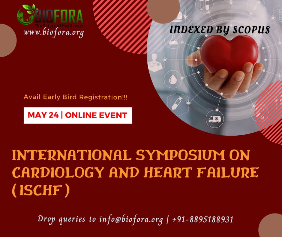 Bioforaconf's tweet photo. Are you inquisitive?
Hurry up! Join our #international #symposium on #Cardiology and #heartfailure through #webinar
Accepted articles will be published in #scopusindexedjournals, #web_of_science and #ugcjournals
#onlineevents #videoconferencing #cardiologyconference #biofora https://t.co/e8EXDkVk21