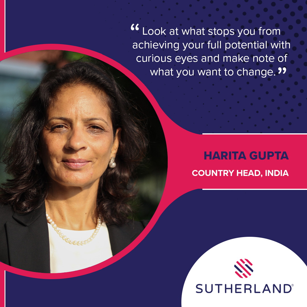SutherlandHires's tweet photo. #SutherlandStrong leader, Harita Gupta, India Country Head and Global Head Enterprise Business Services, shares her insights on what drives teams from good to great. Are you ready to achieve your full potential and step with us towards a better world? #StayHome https://t.co/crgvgYEZZJ