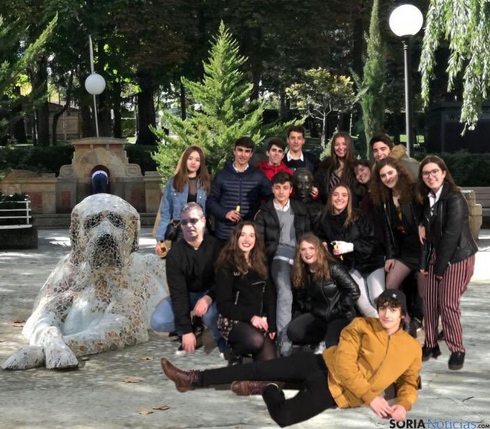 lc_pastor's tweet photo. Mañana apasionante con #BA2E y #BA2C_D con una caza del tesoro sin movimiento #EntreÁrboles2020 #eligesoria @Ayto_Soria Muchas gracias @juanpdecastro y a la @ETSIT_UVa Un privilegio de alumnado. https://t.co/eaxYR5qcaX