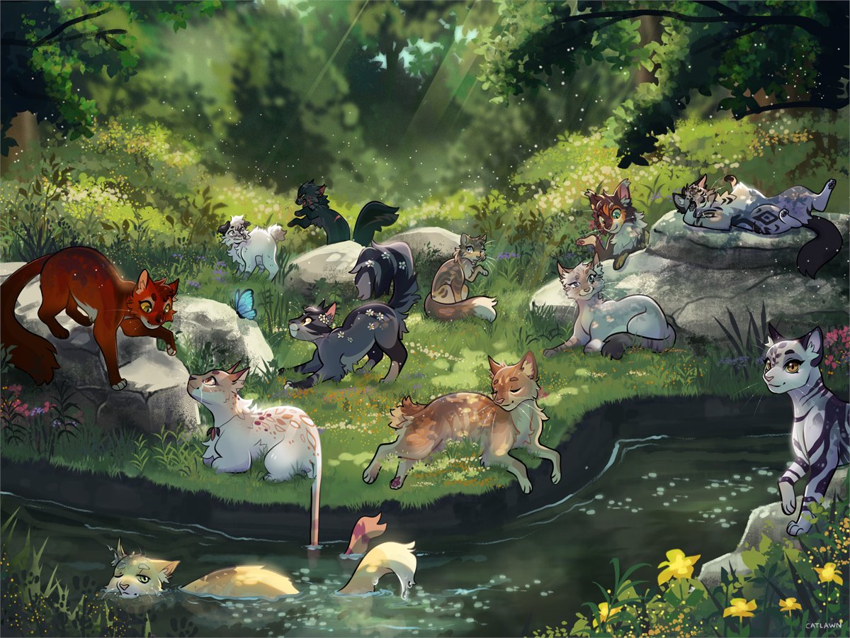 Catlawn's tweet photo. 🌱Warrior cat YCH🌱
Please read info-graphic included ♡
▴ $50 per slot* 
▴ Not first come first serve
▴ Example as shown https://t.co/jPa7iyxTvo
