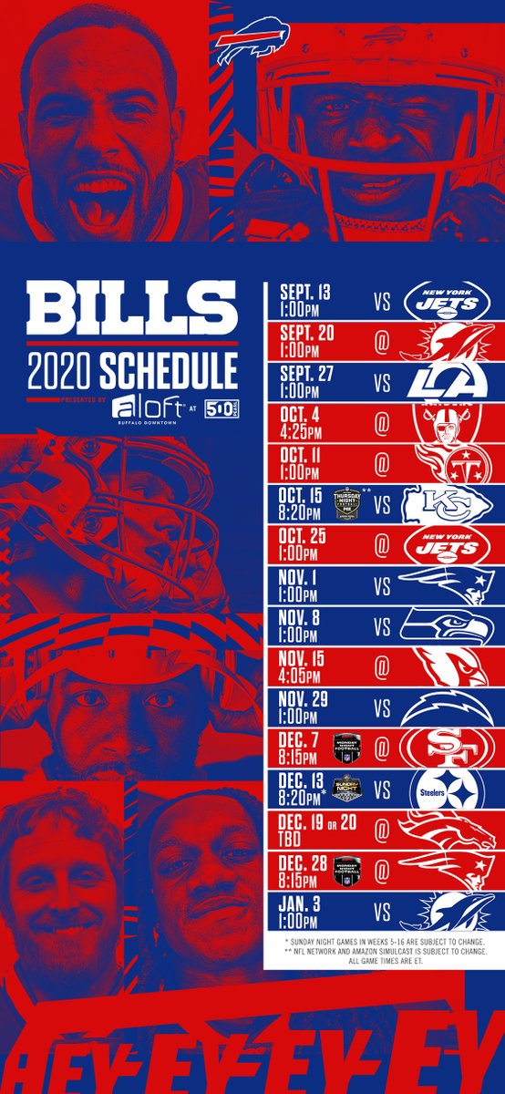 Buffalo Bills on X: 'Do you have the schedule memorized yet? 2020 schedule  wallpapers:   / X