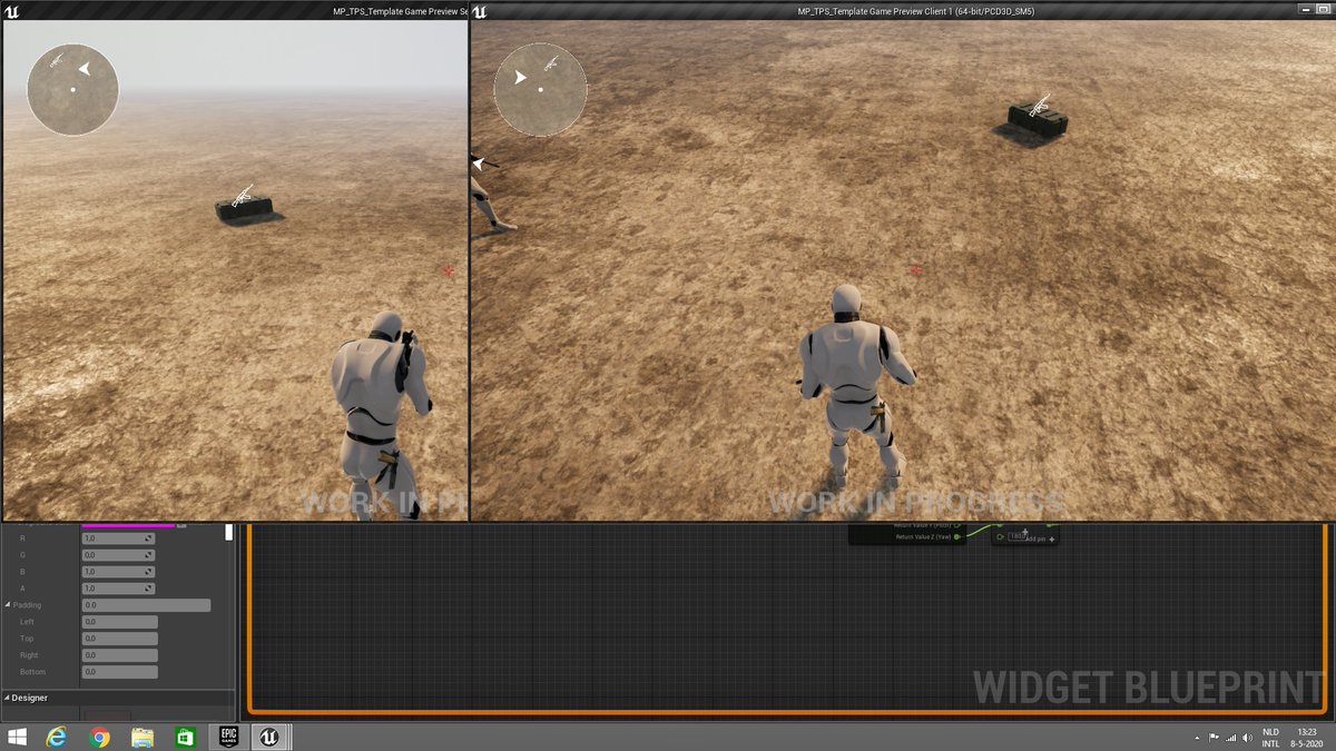 RAKSHASRAJA's tweet photo. Long time no Tweet, but today I gotta let you know that finally I've got some very cool things up and running!!! ✔️Fully functional (multiplayer ready) Minimap, ✔️On - and Off Screen Indicators, and ✔️Floating (colored) Combat Text!!! 😃 #UnrealEngine #MadeWithUnreal #indiedev https://t.co/XYu6fHlbkB