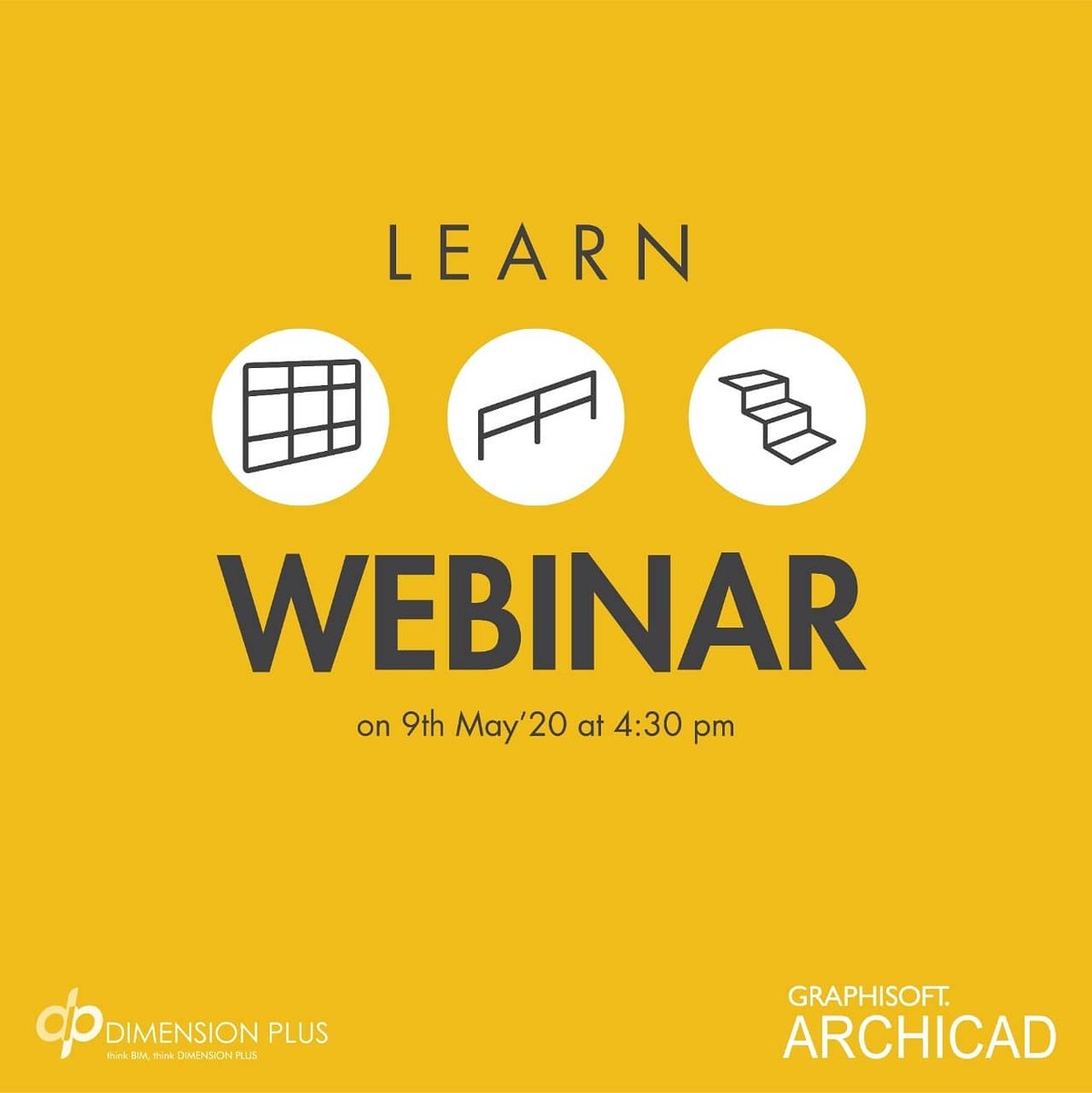 Dperspective_'s tweet photo. Learn how to create Curtain Wall, Railing and Stair in ARCHICAD in this Saturday's webinar. Register and book your seats now.
Registration Link for the Webinar- https://t.co/UcxKgblQ1X
To know more, log on to https://t.co/0FEQD77rjg
#designperspective #DP2020 #DIMENSIONPLUS https://t.co/OxD6gJoJeo