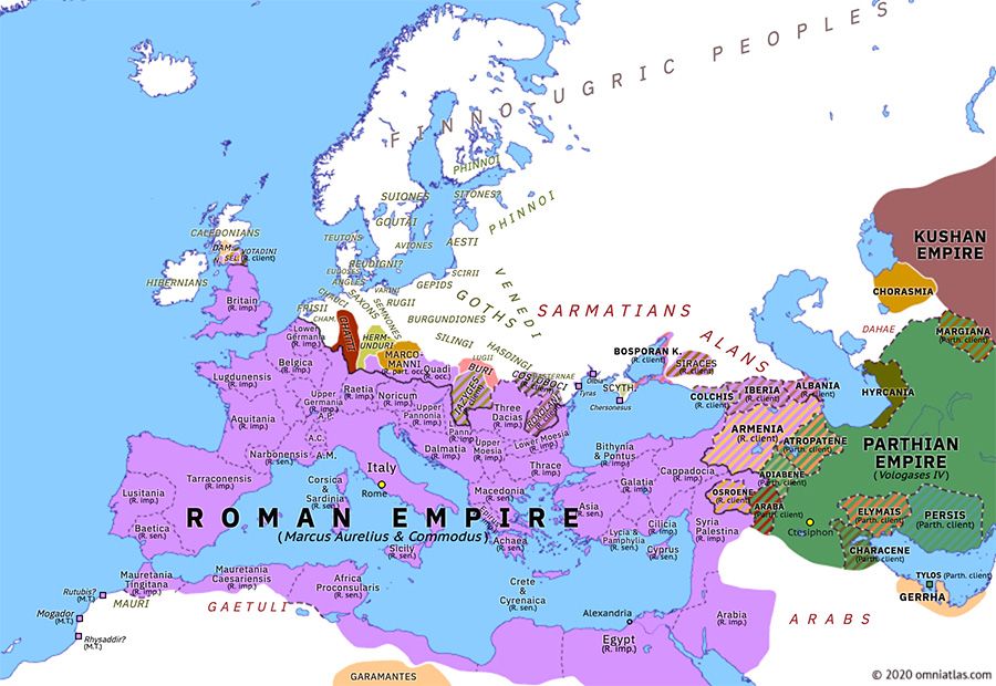 omniatlas's tweet photo. NEW MAP: Europe 180: Second Marcomannic War (16 Mar 180) https://t.co/iy5AvS4NNc #ancient #ancienthistory #ancientrome #europe #germania #gladiator #historyteacher #map #marcomanni #marcomannicwar #marcusaurelius #romanempire #romanlegion #romanemperor #romans #spqr #newmap https://t.co/nf0i46ZATs