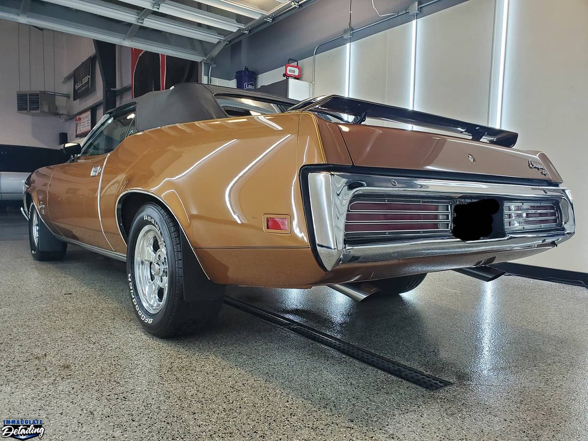 1971 Mercury Cougar XR7! Full paint decontamintion and premium paint sealant applied! #BuffaloNY #Autodetailing