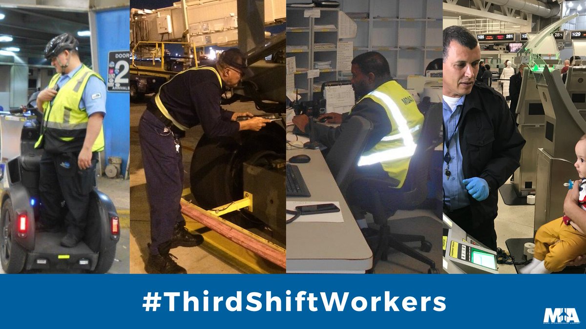 iflymia's tweet photo. Today is #ThirdShiftWorkers Day and we want to say thank you ๐ to all the airport employees who work while most of us are asleep. The #MIAfamily appreciates you!
(Photos captured prior to #COVID19) https://t.co/66Ddl7q1X0