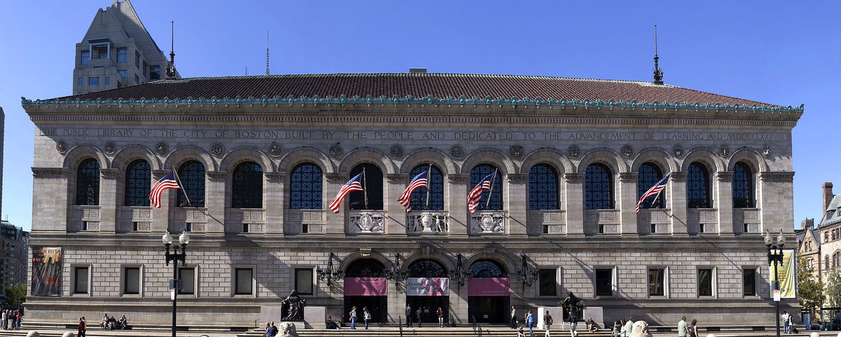 five years earlier, meanwhile, the public amenities of the neighbourhood had been crowned with a huge new library by McKim, Mead and White, which announced the arrival of Beaux Arts architecture in the US in a big way