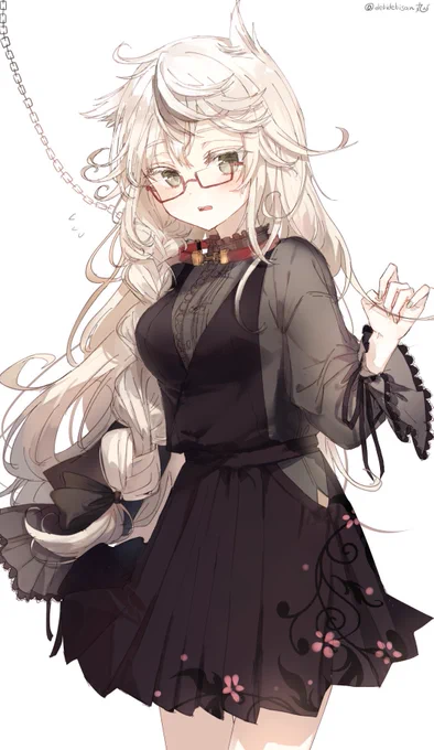赤眼鏡ばかり描いてる #人類は眼鏡を欲している 