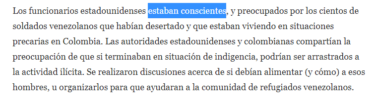 I'm not kidding about the terrible Spanish. This wants to say they were aware, but it actually means they were conscious. As in not unconscious. The difference between ser and estar is quite basic. Being unconscious, though, would explain why this operation was so laughable.