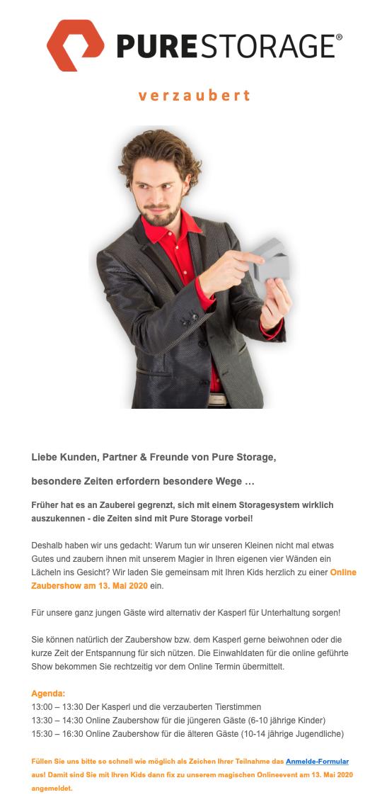 T_Meinel's tweet photo. Pure Storage verzaubert!!! https://t.co/EdFSKpfWI0 https://t.co/VhcL6xlf0D