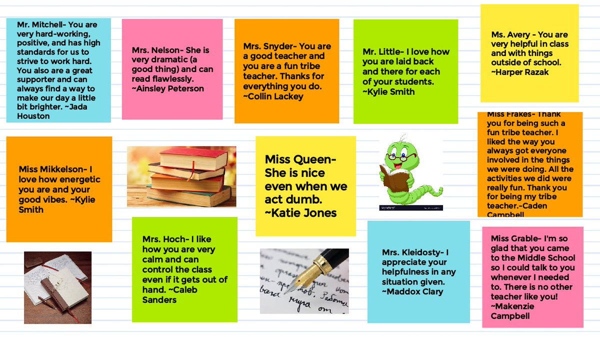 ClarkMSBraves's tweet photo. Our CMS ELA teachers have written their way into our hearts and minds.  "The mediocre teacher tells.  The good teacher explains.  The superior teacher demonstrates.  The great teacher inspires. ~William Arthur Ward #204bravespride https://t.co/clvhv965oS