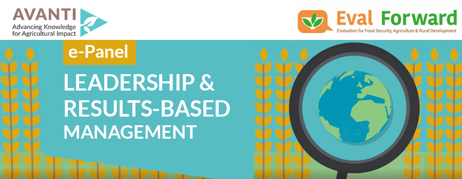 AVANTI_Agr's tweet photo. WATCH ONLINE: How to improve results in the #agriculture sector: a discussion on #leadership and results-based management in Africa   

Recording from this week's e-panel hosted with EvalForward is now up here:

https://t.co/D8v4sCiSJa

#rbm @IFAD @Helvetas  @ItadLtd https://t.co/uqdizlXT2F