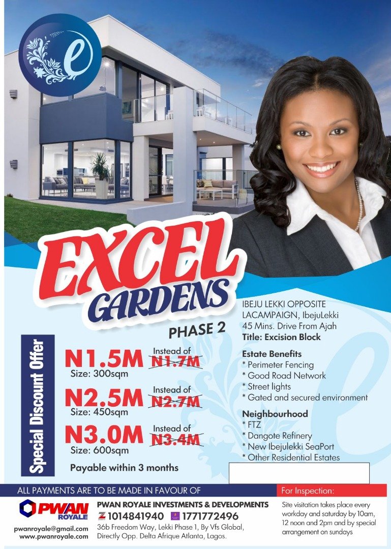 group_pwan's tweet photo. Interested in any of this estates contact us on+2348034155195
WhatsApp:+2348035428481 https://t.co/d5ALMV4FBG