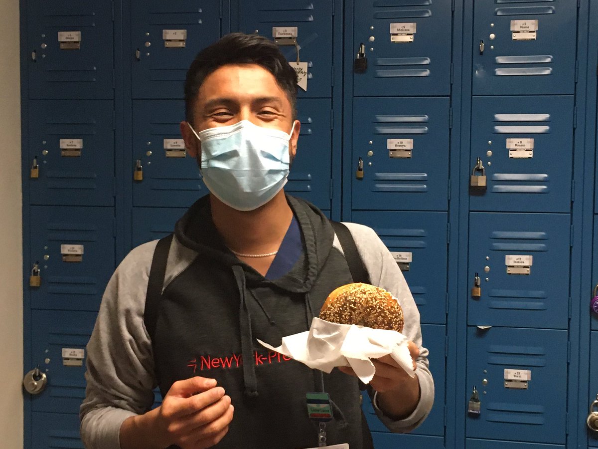 Big Thank You To Murat Ohanian from Brook Street Bagels in Eastchester! His generous donation of freshly baked bagels with all the fixings fed the entire Critical Care team this morning. He even opened early for us so the night staff got to enjoy some before they went home!