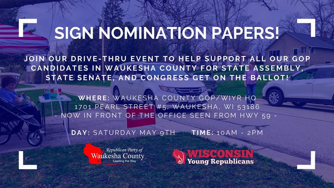 If you live in the northern half of New Berlin please stop by tomorrow!