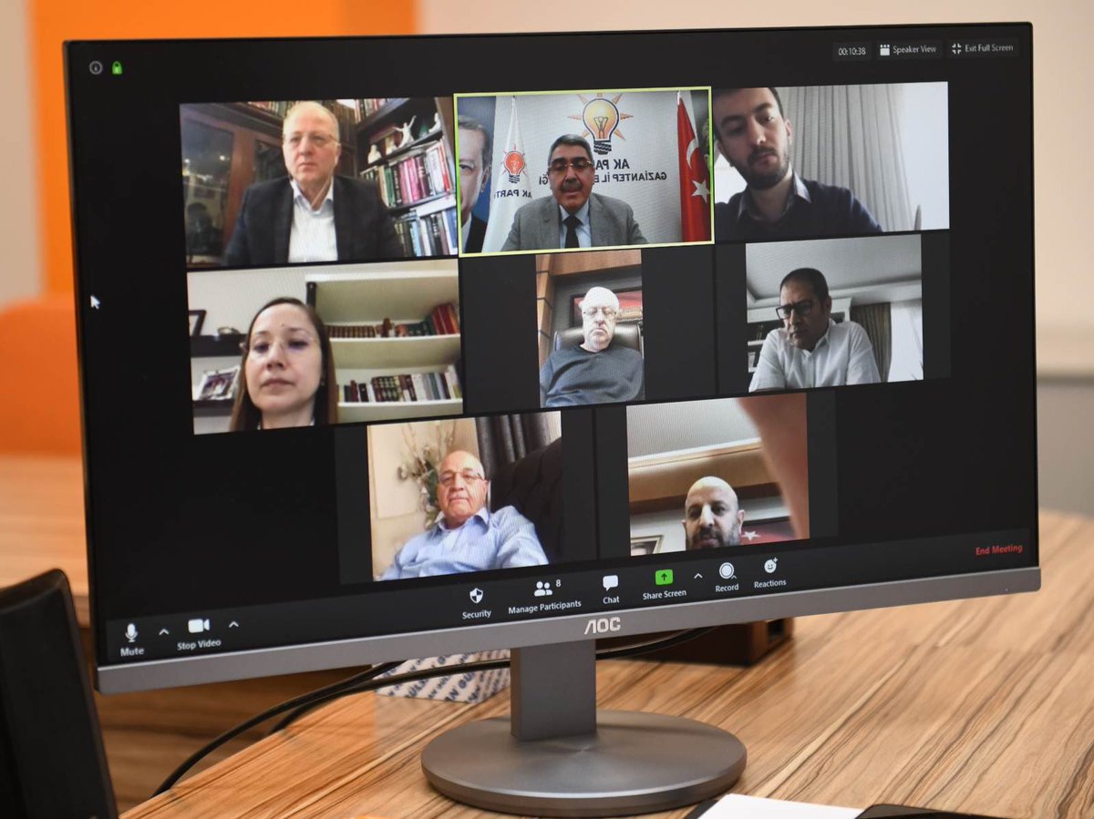 Milletvekillerimiz ile video konferans yöntemiyle toplantımızı gerçekleştirdik.

Toplantımızın hayırlara vesile olmasını diliyorum.

<a href="/ahmet_uzer27/">AHMET UZER 🇹🇷</a> 
<a href="/mehmeterdogan27/">Mehmet ERDOĞAN</a> 
<a href="/nejatkocer/">Nejat Koçer</a> 
<a href="/AliSahin501/">Ali ŞAHİN</a> 
<a href="/deryabakbak27/">Doç. Dr. DERYA BAKBAK 🇹🇷</a> 
<a href="/MSaitKirazoglu/">🇹🇷 Mehmet Sait Kirazoğlu</a>
<a href="/yukselmuslum27/">Müslüm Yüksel</a> 
@aagraliez