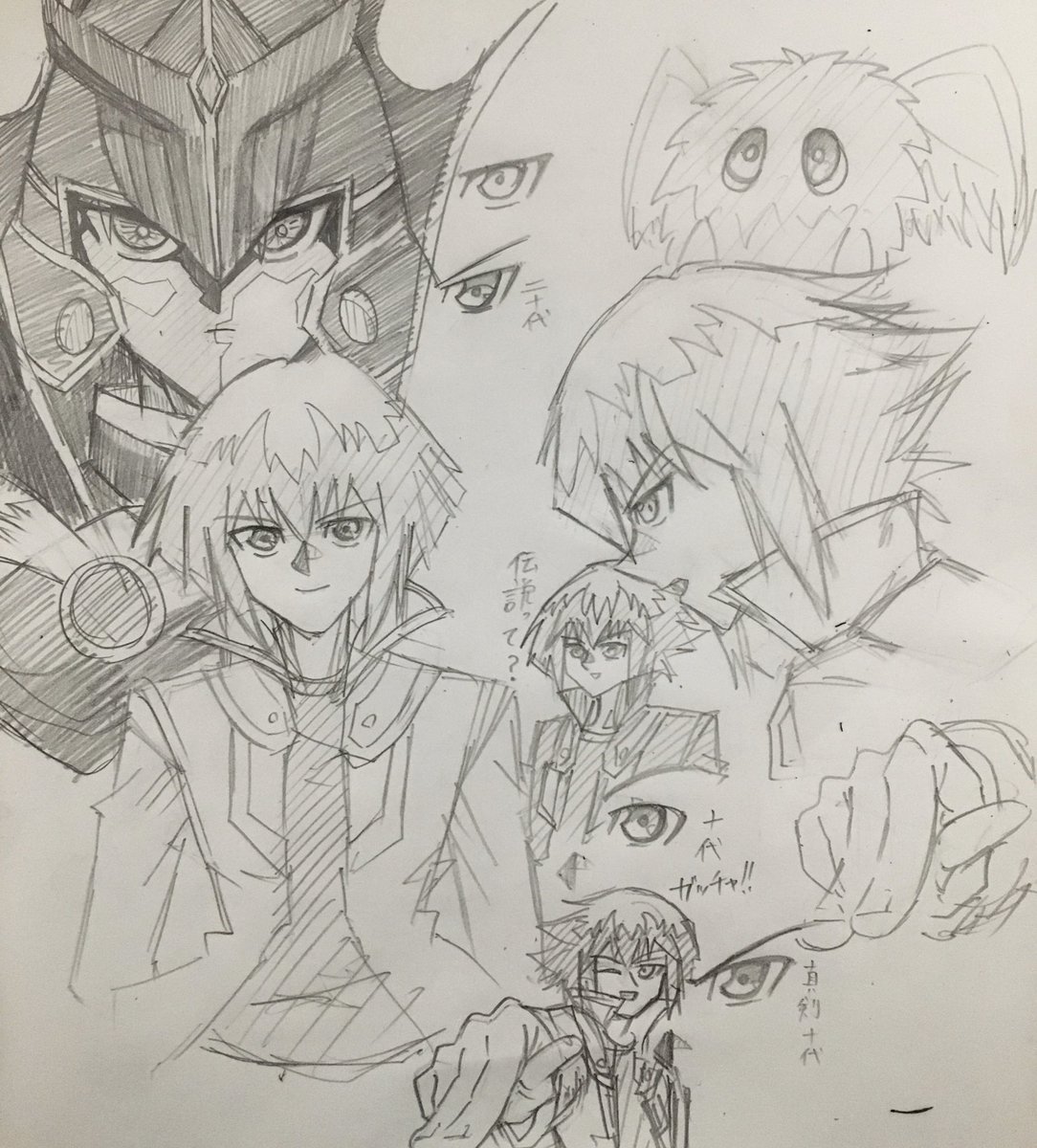 久しぶりのお絵描きたのちい 