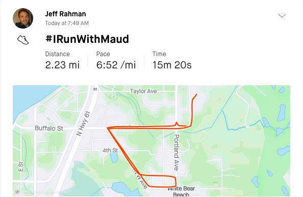 JeffRahman's tweet photo. My love and support goes out to the family of Ahmaud Arbery.  Hearts and minds need to change. #IRunWithMaud.  Be part of the change: https://t.co/sEP57WjY5k https://t.co/iE8gyR2AvY