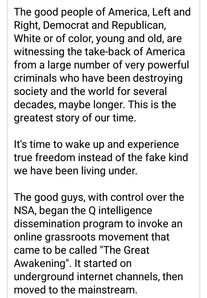 BonikaEquity's tweet photo. Read. This is very informative and 💯 true. This is the great awakening! https://t.co/oeDFiU2j1i