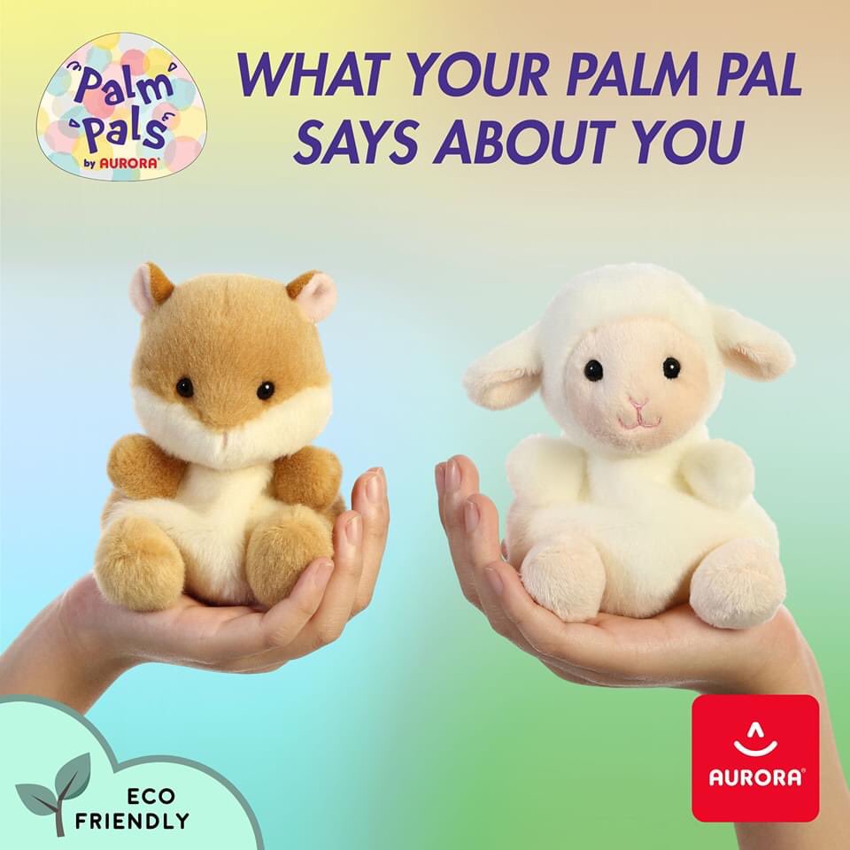 NearlyInc's tweet photo. What does your Palm Pal say about you? Happy Hamster and Woolly Lamb edition! Pick one! #plush #bestplushinCanada #aurora #nearlyfamous https://t.co/sODgE0ZAx3