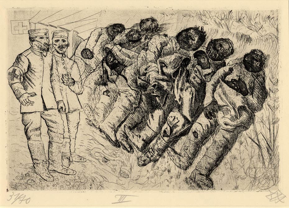 bja_samuel's tweet photo. Otto Dix was a painter and printmaker. His horrific experiences in the trenches inspired the anti-war art he created after 1920 a series of 50 drypoint and aquatint etchings described as "one of the finest and most unflinching depictions of war in western art".

#art #printmaking https://t.co/MpHPXbXsml