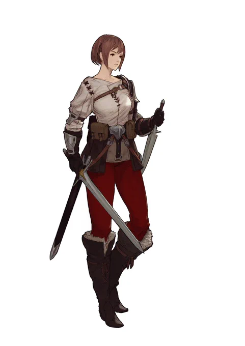 剣士クラスのキャラクター

普段は酒場で用心棒をしている。 

#sonechFantasy 