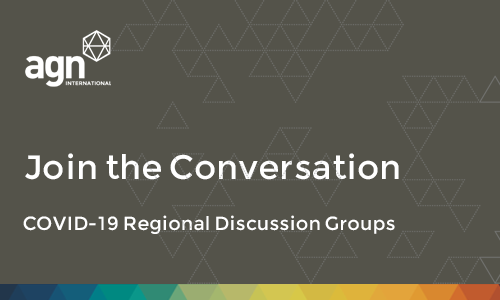 AGNIntl's tweet image. Upcoming #AGN #Virtual #DiscussionGroups
Managing Partners, please contact your Regional Director if you would like to discuss the #impact of COVID-19 on the #accountingindustry:
EMEA: May 11, 10:00 – 11:30am BST (German)
NA: May 13 and 14, 3 – 4 pm ET
bit.ly/3chlJNP