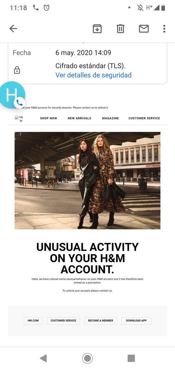 LadyMonicGaga's tweet photo. @hm_custserv Hello, please, can you activate my account again? Im trying to contact you, but there is no answer https://t.co/c7ms0sp39X