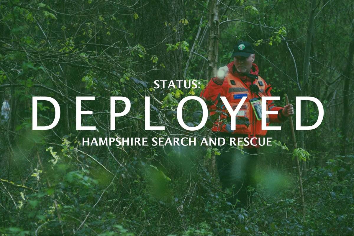 HANTSAR's tweet photo. Team called out to assist @HantsPolice for day 3 of a missing person search.

#hampshirenews #hampshire #searchandrescue #hantsar #reportedmissing #missingperson https://t.co/cT2KoJTumX