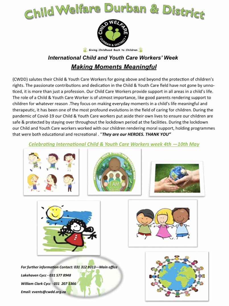 CHILD WELFARE DURBAN AND DISTRICT tweet media