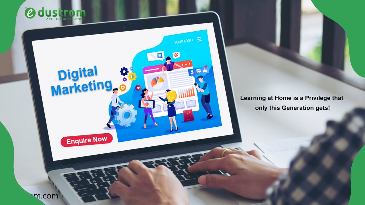 edustrom's tweet photo. Worrying about what to do with your future?
Well, knowledge is never on a lockdown. 
Learn at home about Digital Marketing and get your hands on Industry projects!
#digitalmarketing #marketing #socialmedia #business #branding  #entrepreneur #marketingtips #advertising #Edustrom https://t.co/ijYBnN9nO1