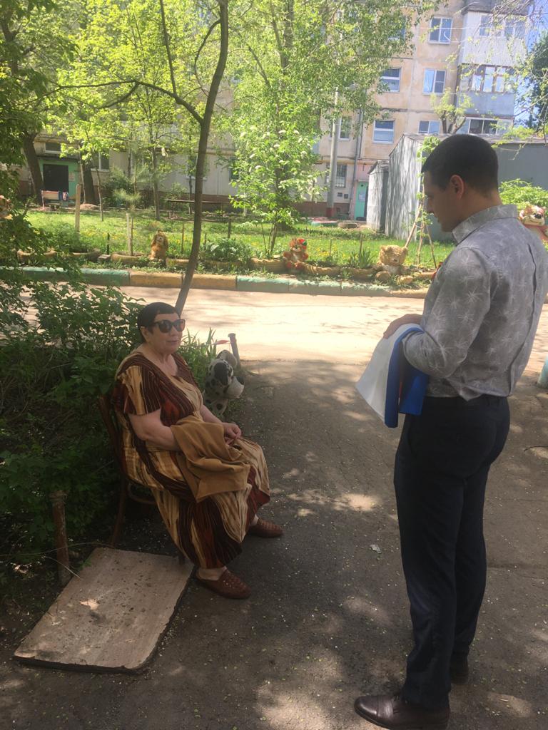 В преддверии праздника 9 мая поздравил с праздником ветерана Ковалёву Валентину Викторовну!