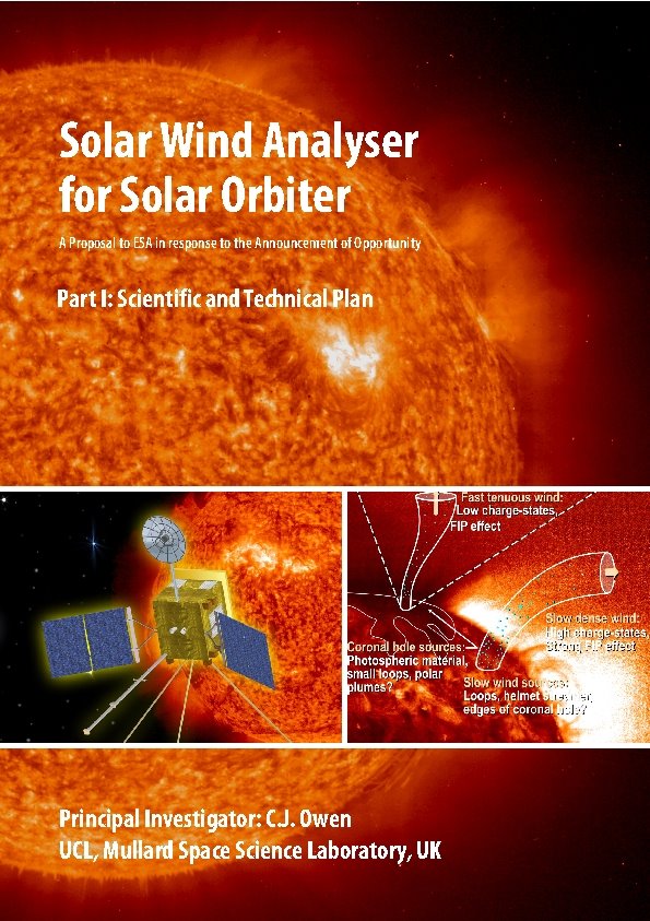 Christopher J. Owen (@soswapi) on Twitter photo We submitted this proposal for <a href="/ESASolarOrbiter/">ESA's Solar Orbiter</a> on Jan 10th 2008 (my birthday!). Today at 1025 BST we achieved the milestone of operating all 3 SWA sensors together in science mode for the first time, somewhere out there inside the orbit of Venus! We submitted this proposal for <a href="/ESASolarOrbiter/">ESA's Solar Orbiter</a> on Jan 10th 2008 (my birthday!). Today at 1025 BST we achieved the milestone of operating all 3 SWA sensors together in science mode for the first time, somewhere out there inside the orbit of Venus!
